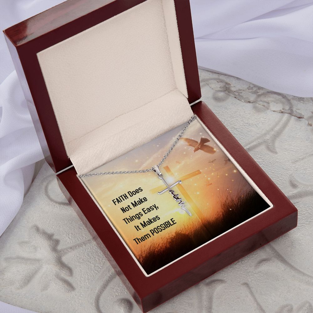 Faith Cross Necklace