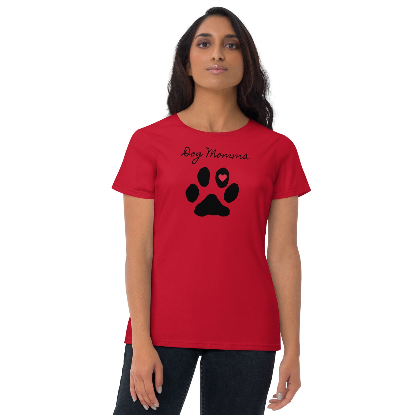 Dog Momma Valentine Women's short sleeve t-shirt